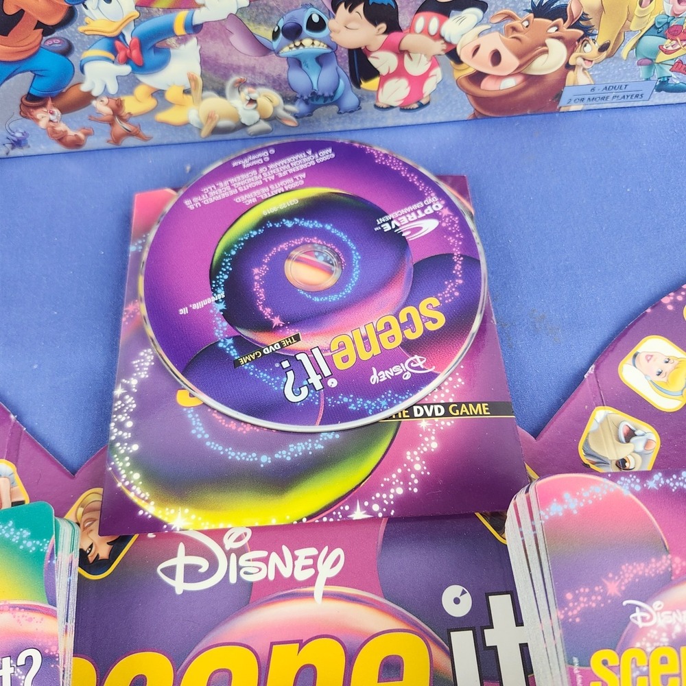 Disney Scene It? Family‎ Trivia Board Game DVD Original 1st Edition VGC - Picture 8 of 11